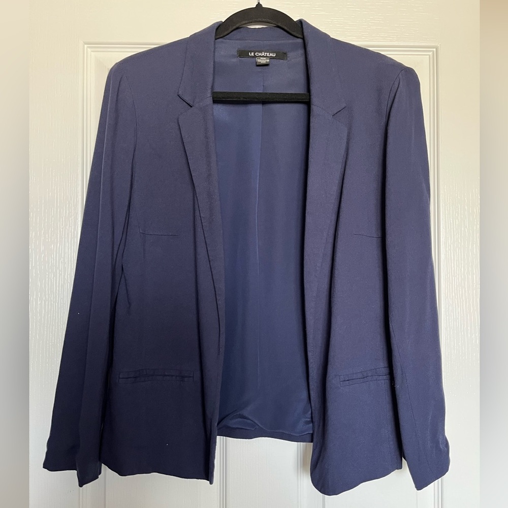 Le Chateau Navy Blue Blazer
